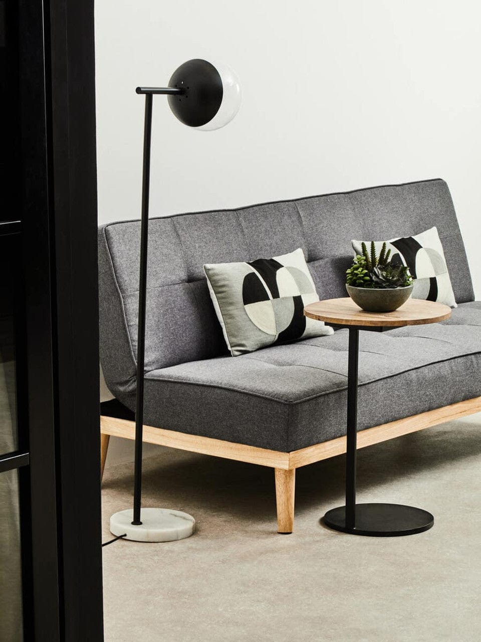 Corra Side Table With Round Wooden Top - Image 12