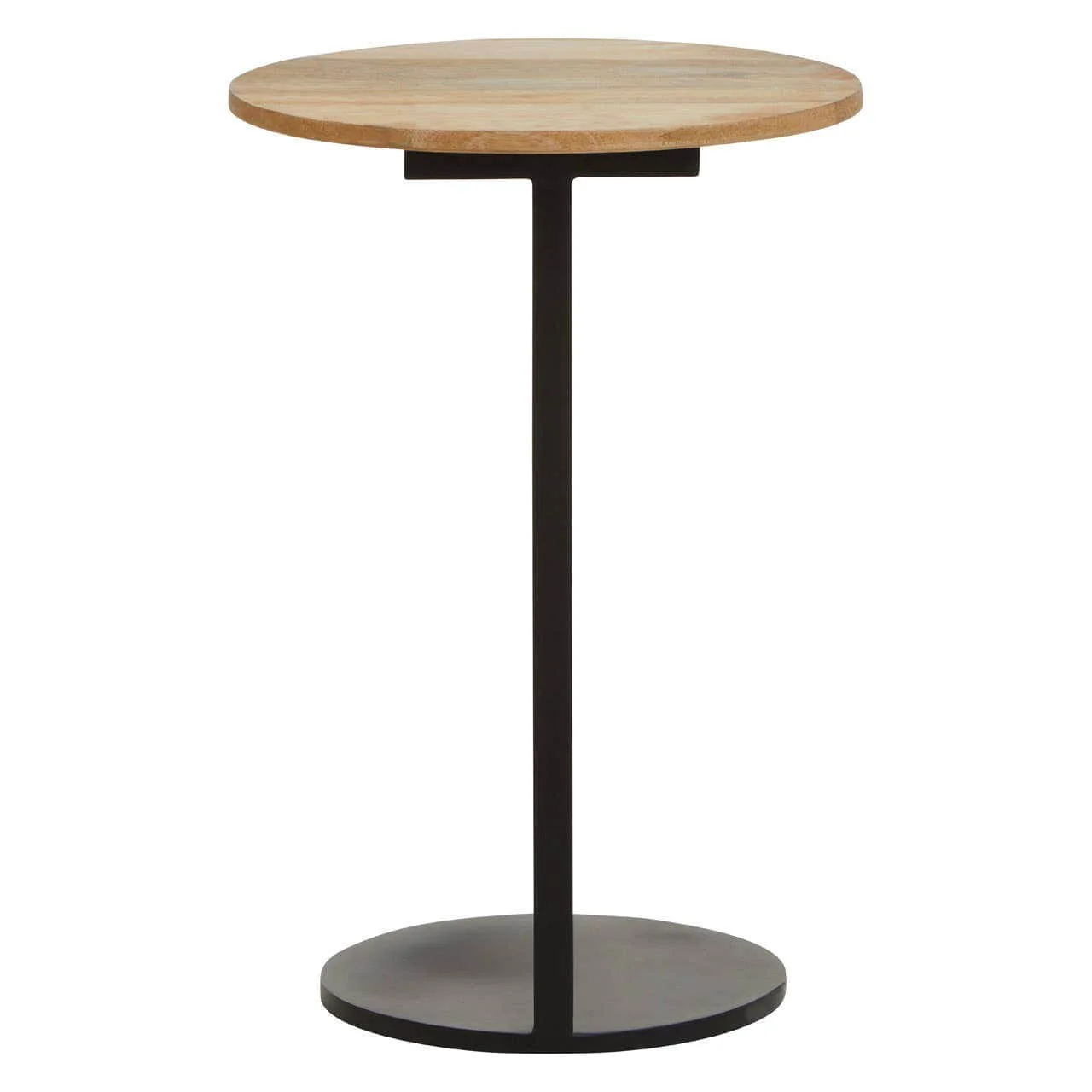 Corra Side Table With Round Wooden Top - Image 15