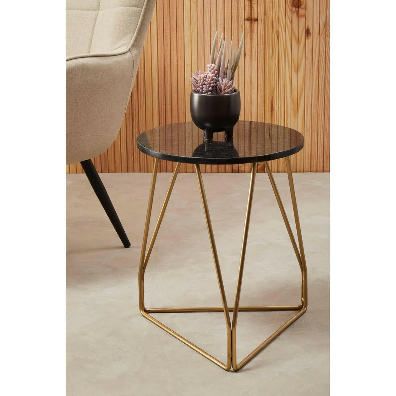 Corra Side Table With Sledge Base - Image 3