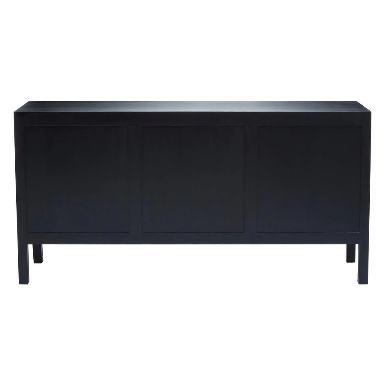 Corso Black Sideboard with 3 Rattan Doors - Image 9