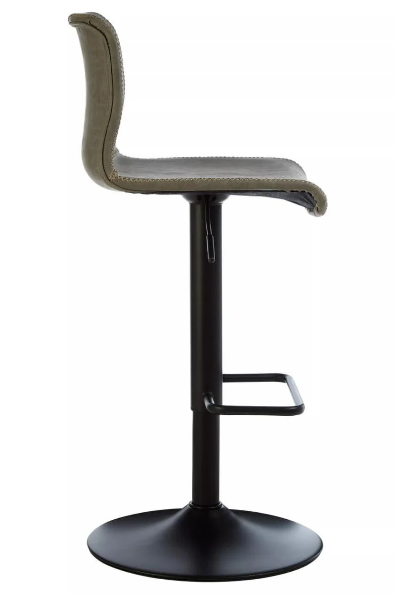 Dalston Set Of Two High Back Ash Bar Stools - Image 3