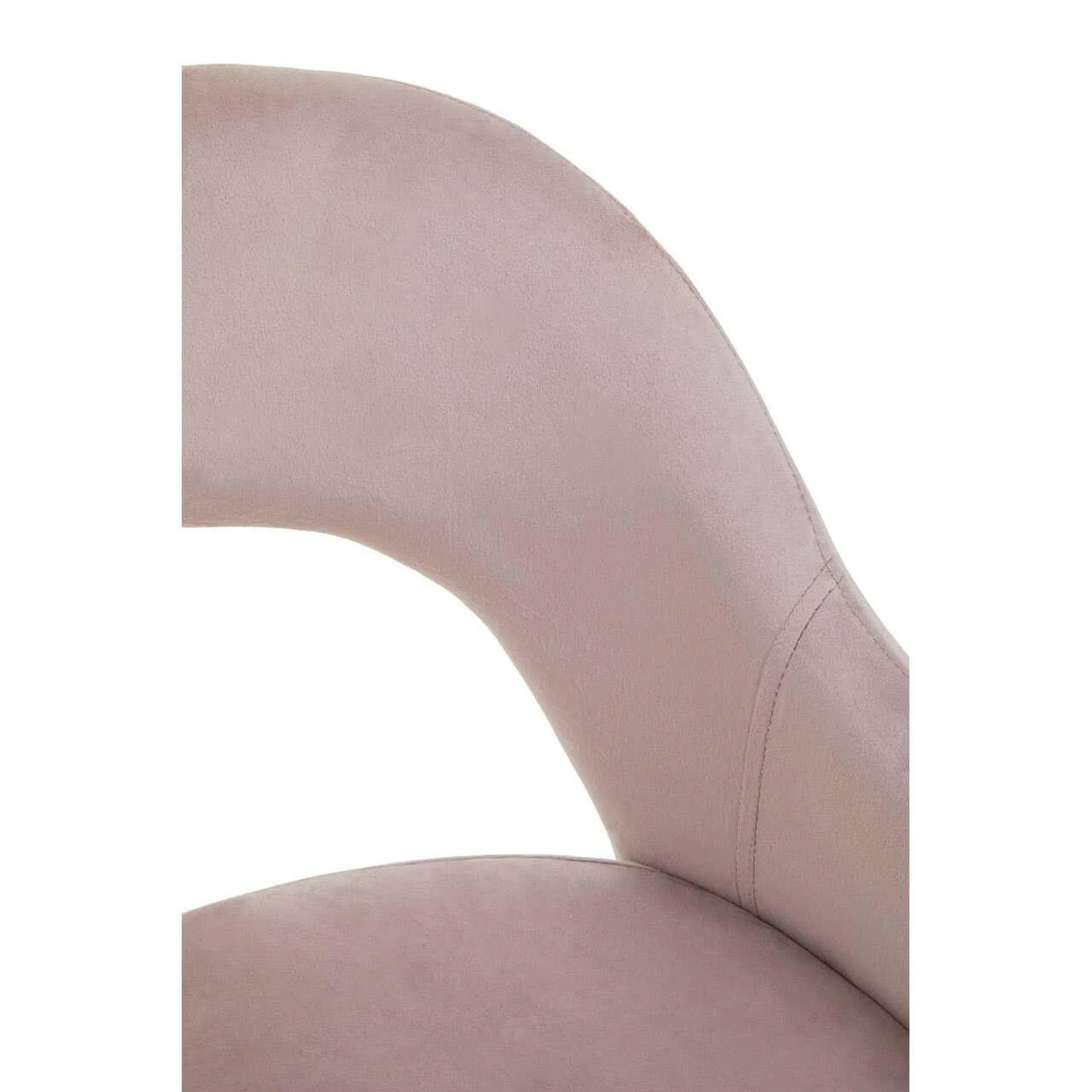 Dani Dusky Pink Velvet Dining Chair - Image 6