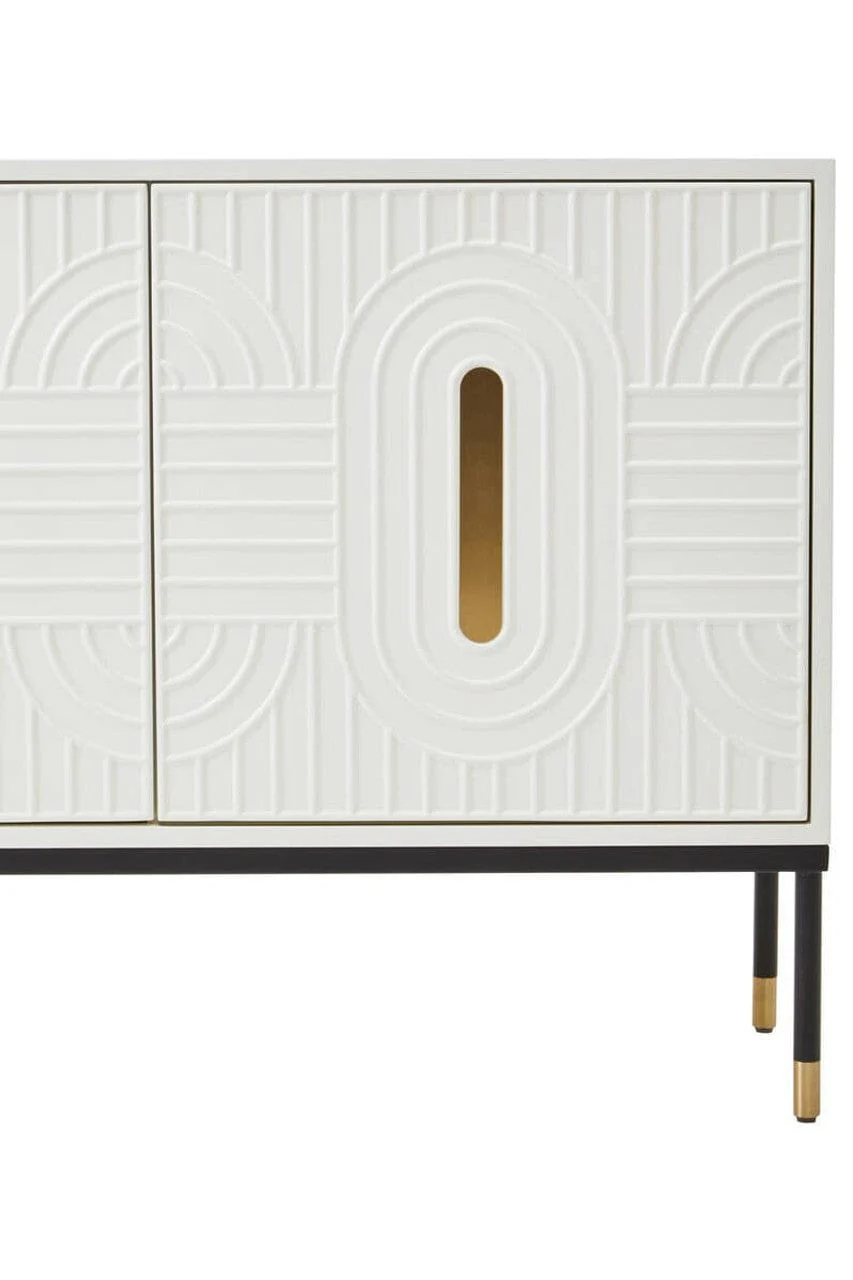 Danta Off White 2 Door Sideboard - Image 3