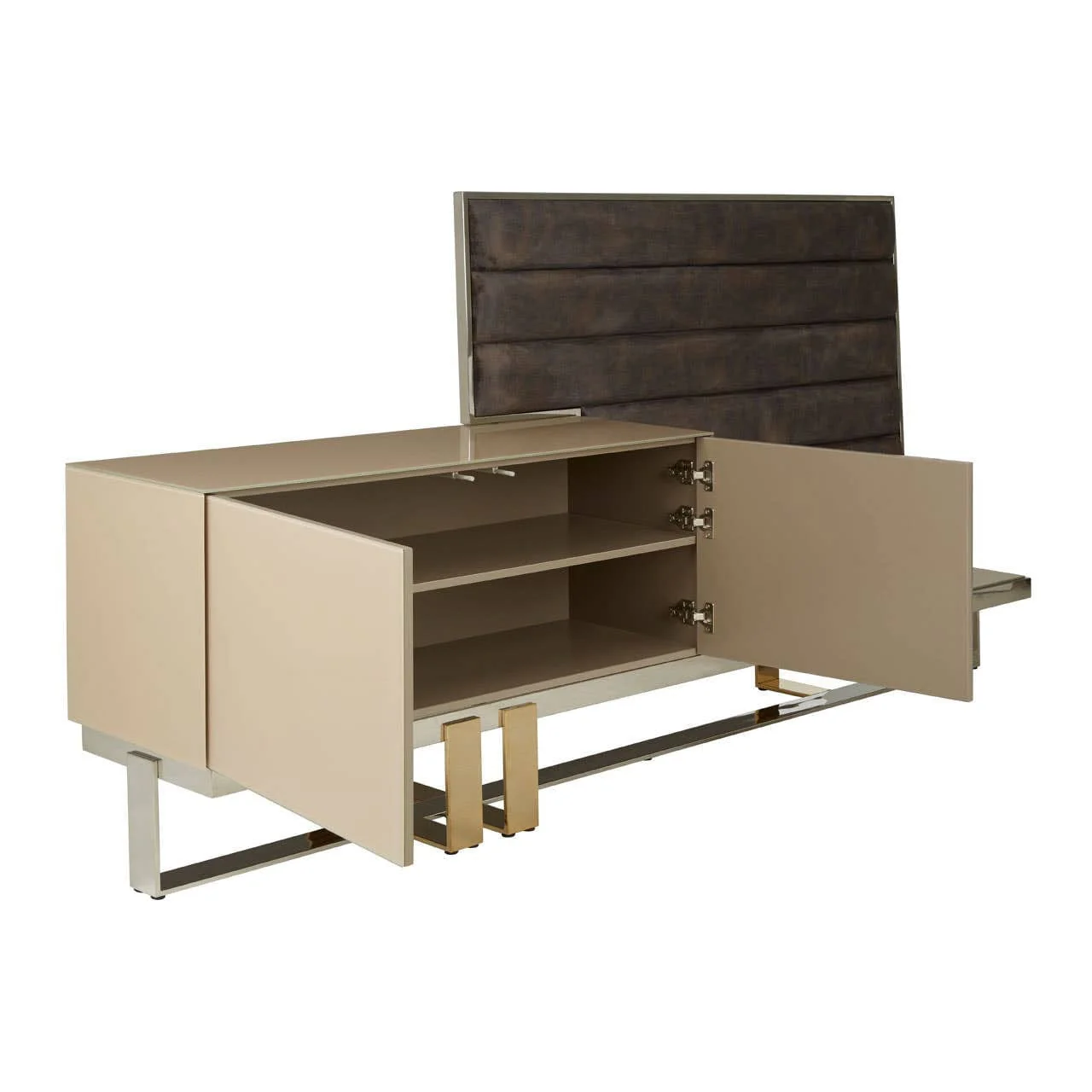 Demas Media Unit with Wall Panel - Image 3