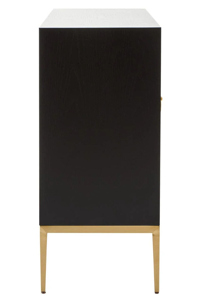 Deruta Grey Shagreen Effect 4 Door Sideboard - Image 13