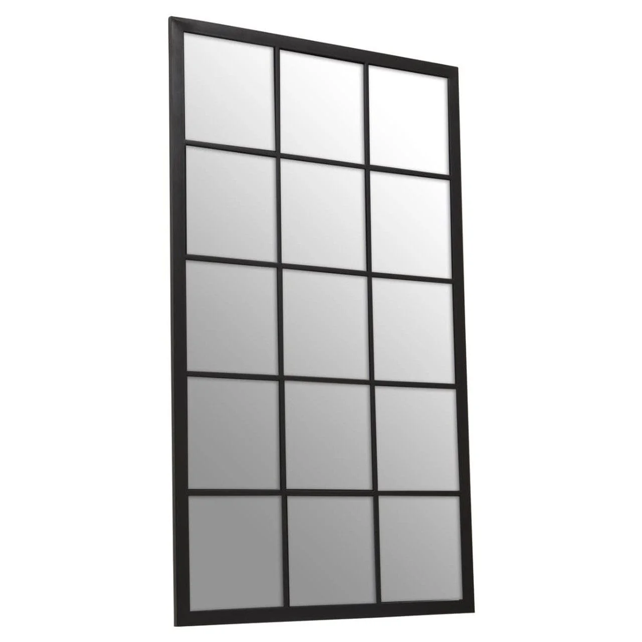 Descartes Black Large Grid Wall Mirror - Image 9