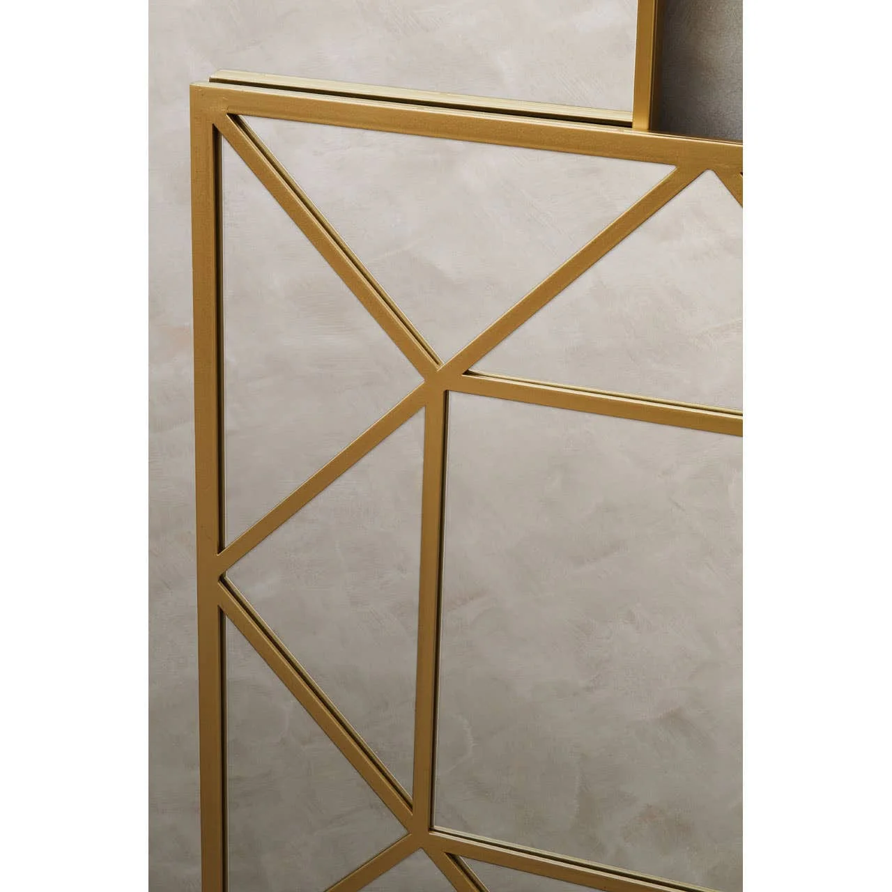 Descartes Gold Frame Wall Mirror - Image 10