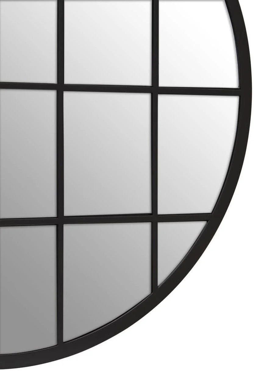 Descartes Round Metal Wall Mirror - Image 10