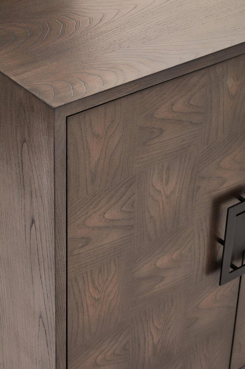 Dimaro 4 Door Antique Grey Sideboard. - Image 2