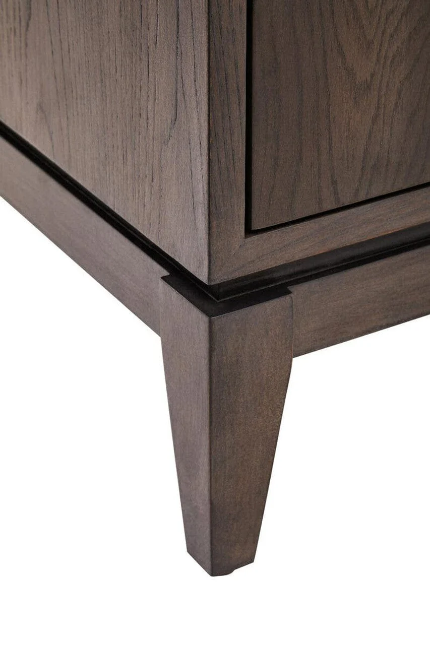 Dimaro 4 Door Antique Grey Sideboard. - Image 3