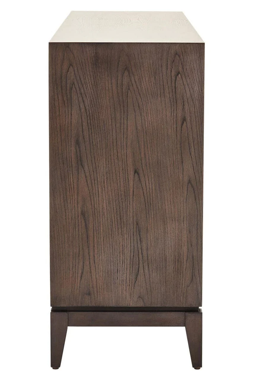 Dimaro 4 Door Antique Grey Sideboard. - Image 6