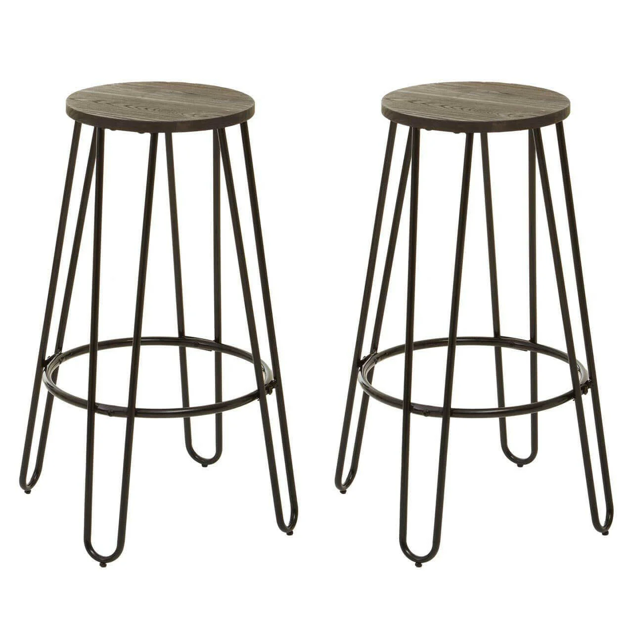 District 3Pc Bar Table And Stool Set - Image 2