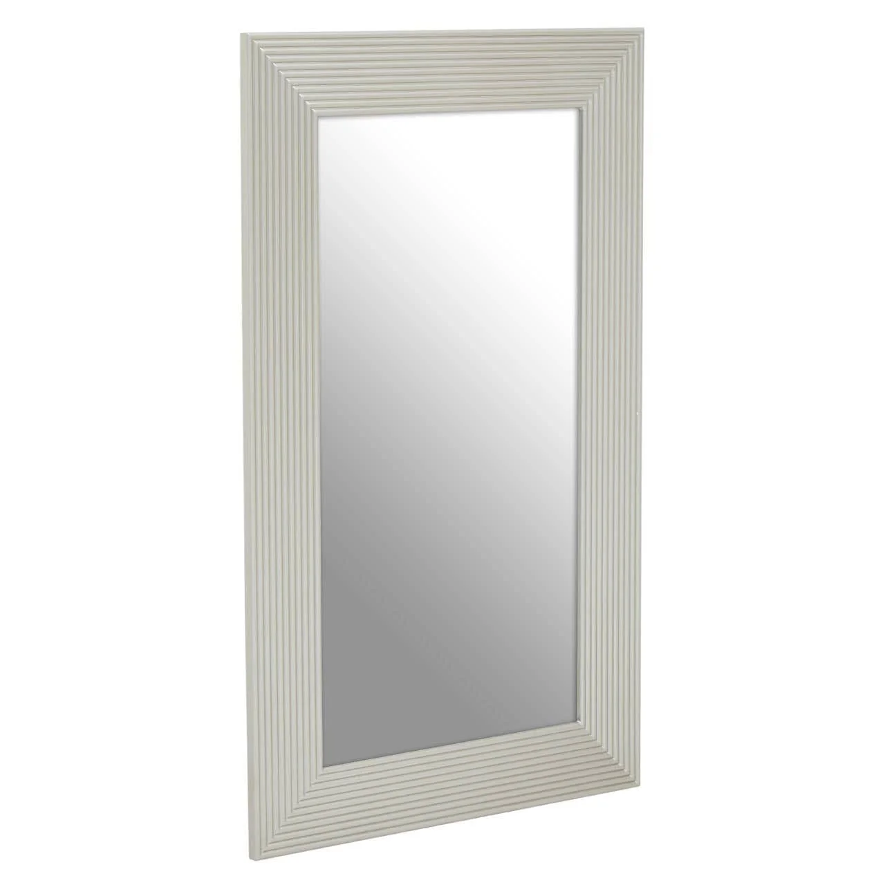 Duvali Bevelled Edge Champagne Silver Wall Mirror - Image 2