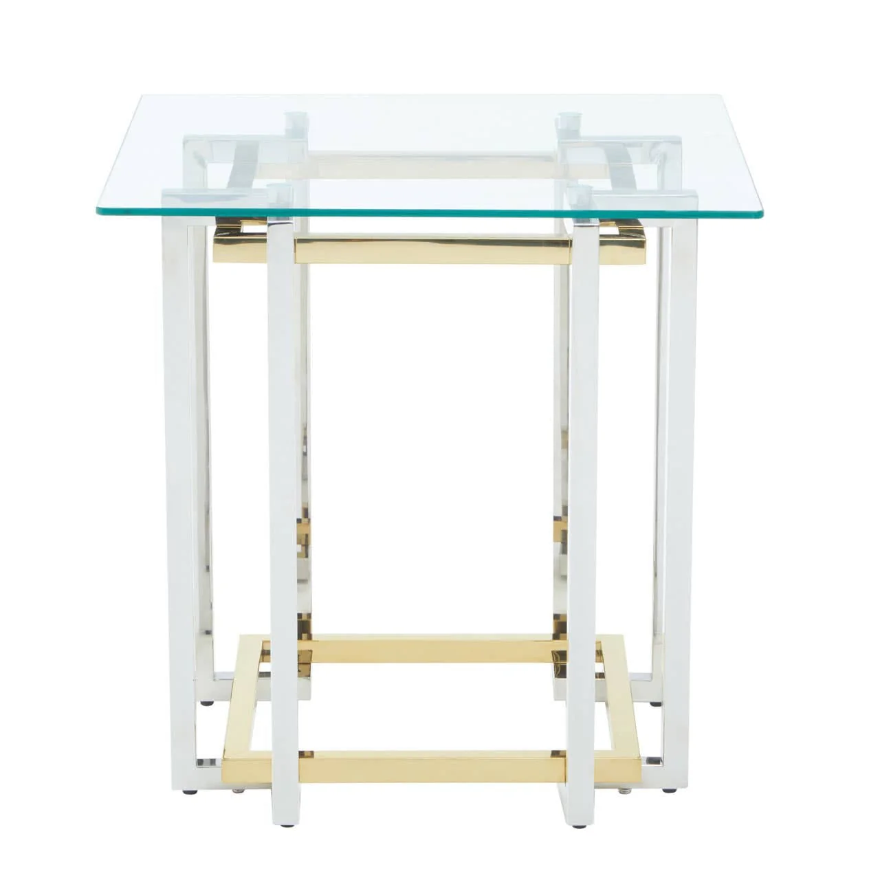 Elino Silver and Gold Side Table - Image 9