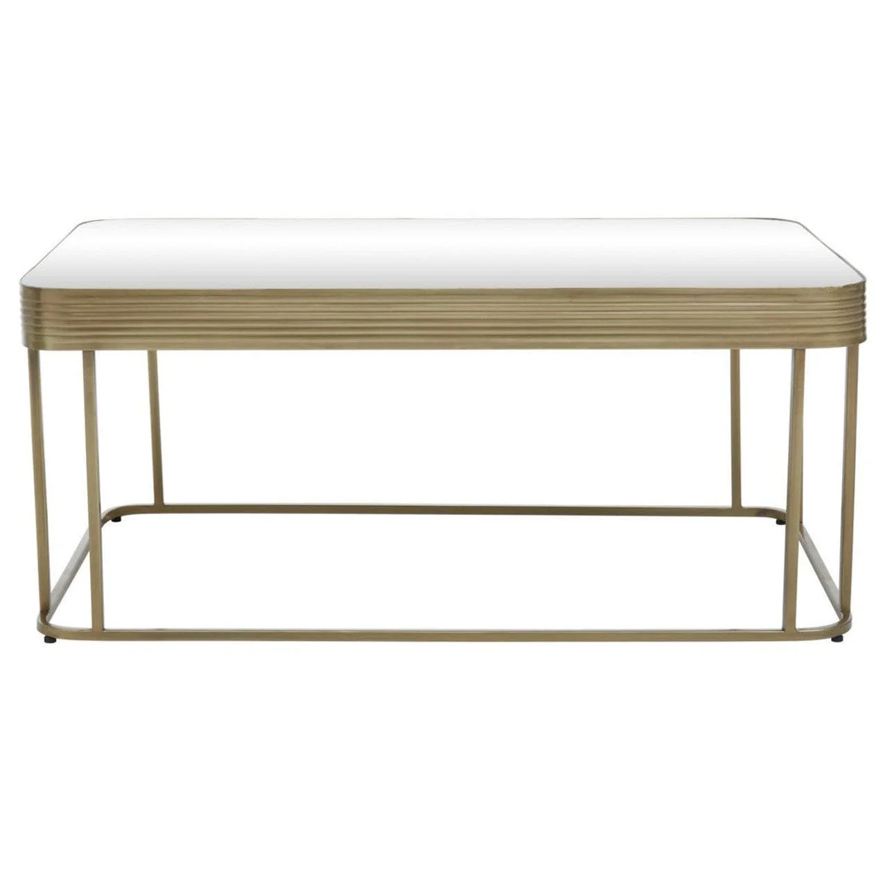 Ella Gold Coffee Table with Mirror Top - Image 8