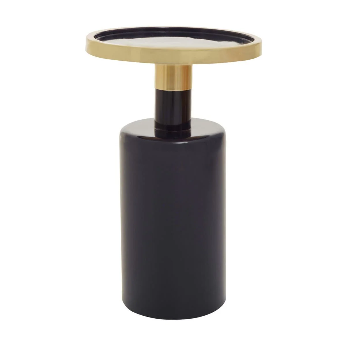 Elva Navy And Gold Side Table