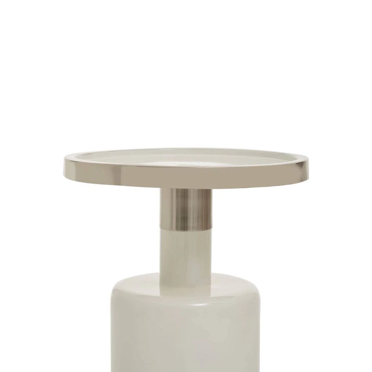 Elva Side Table With White Base - Image 6