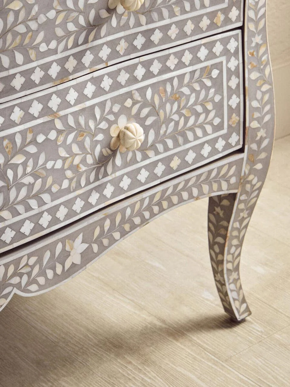 Fusion 2 Drawer Chest with Mother of Pearl Inlay - Image 11