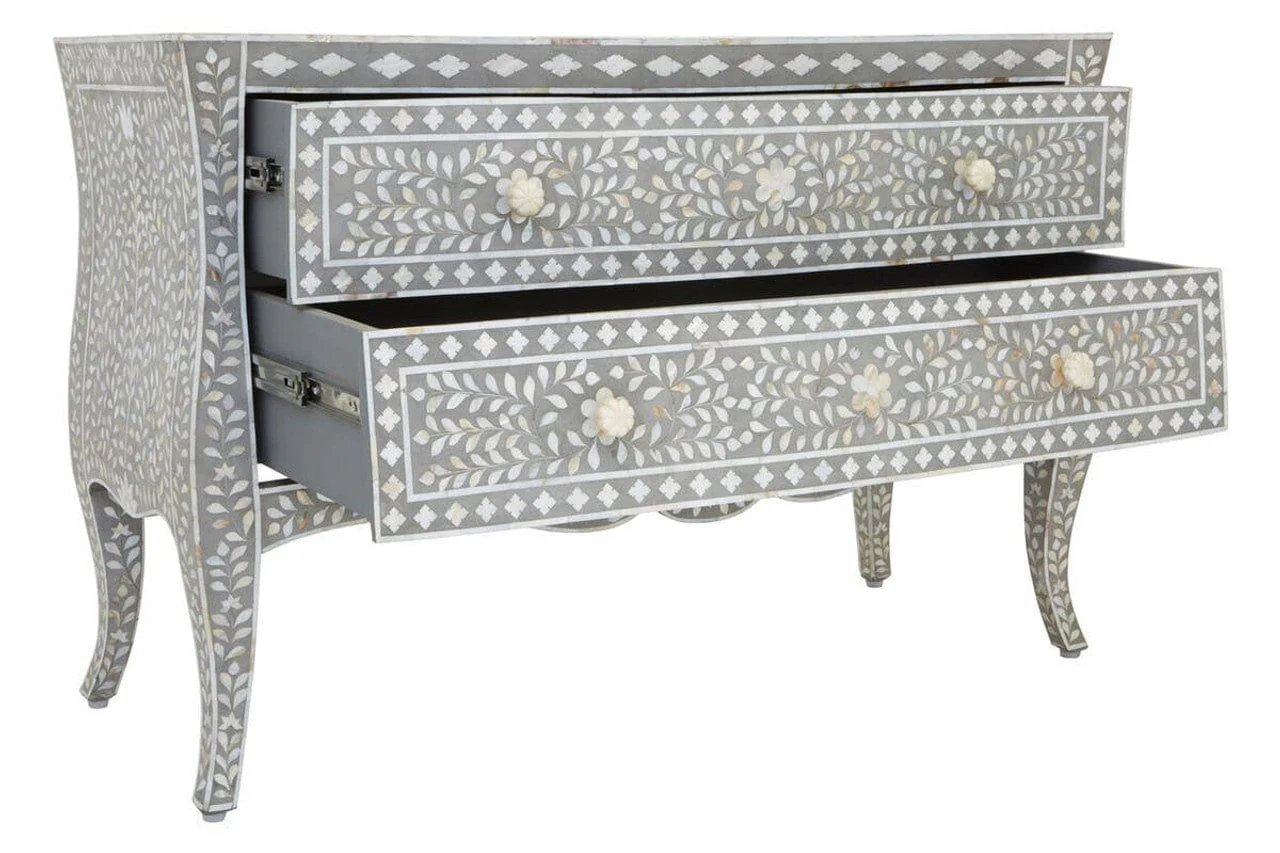 Fusion 2 Drawer Chest with Mother of Pearl Inlay - Image 15