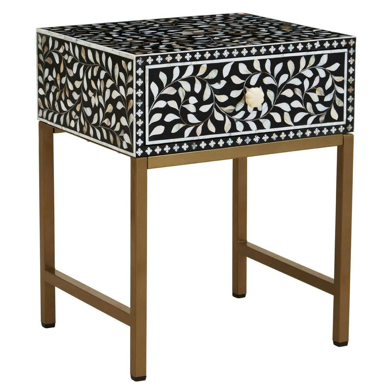 Fusion One Drawer Side Table - Image 3