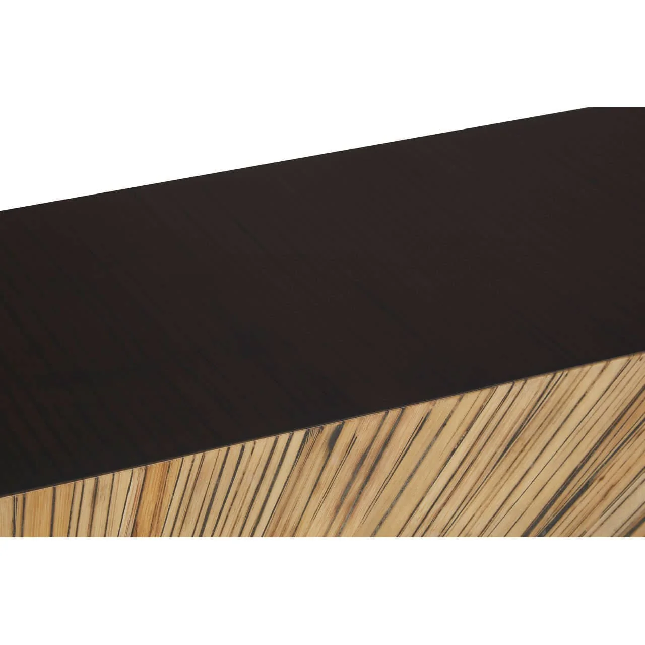 Gabelle Ebony Bamboo Console Table - Image 5