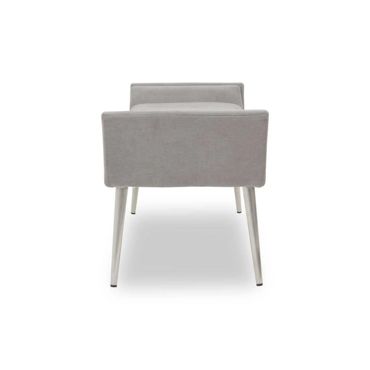 Gilden Grey Bench With Angular Base - Image 3