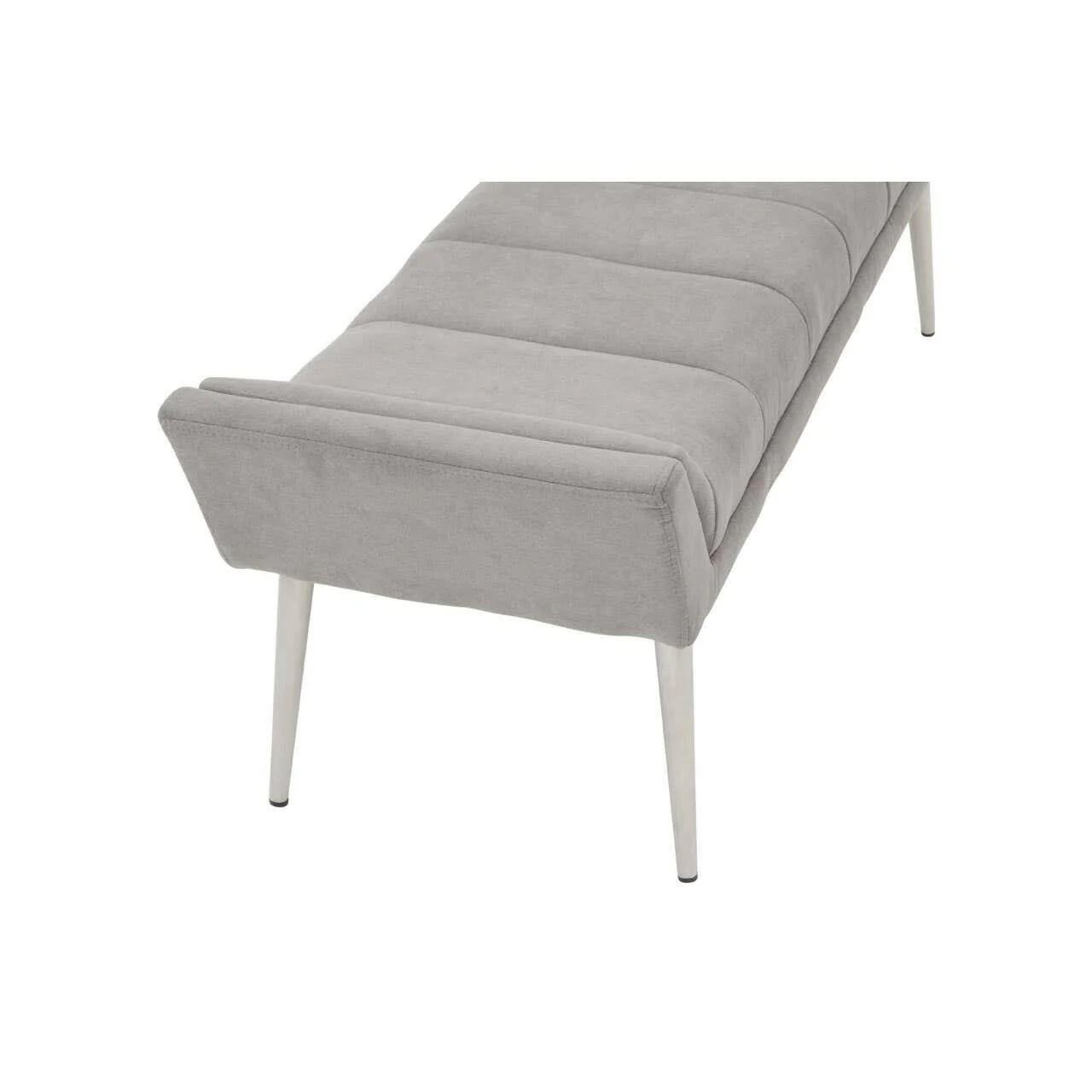 Gilden Grey Bench With Angular Base - Image 7
