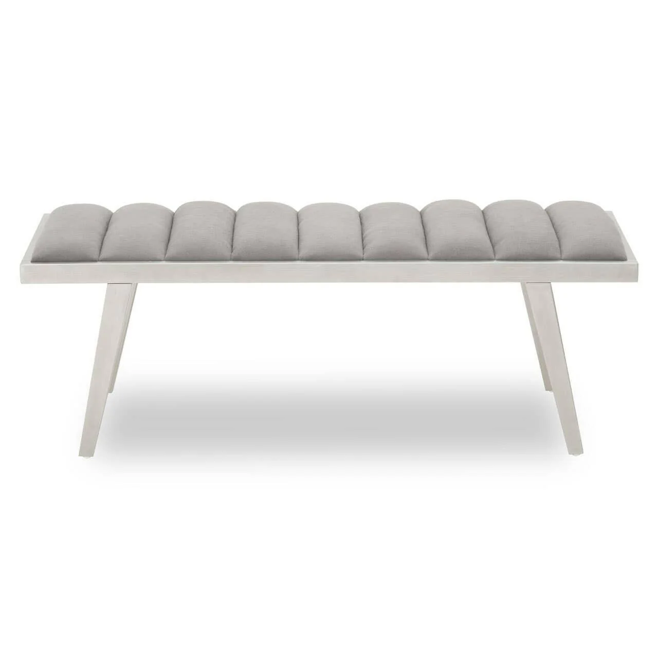 Gilden Grey Bench With Splayed Legs - Image 2