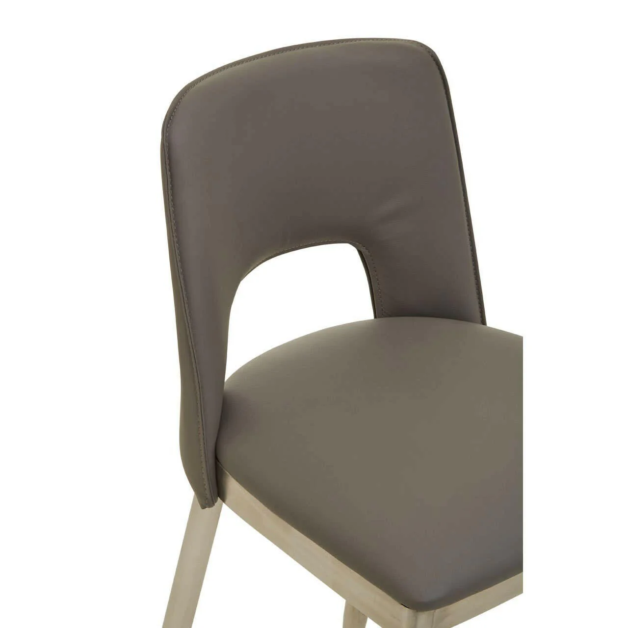 Gilden Grey Leather Effect Bar Chair - Image 8