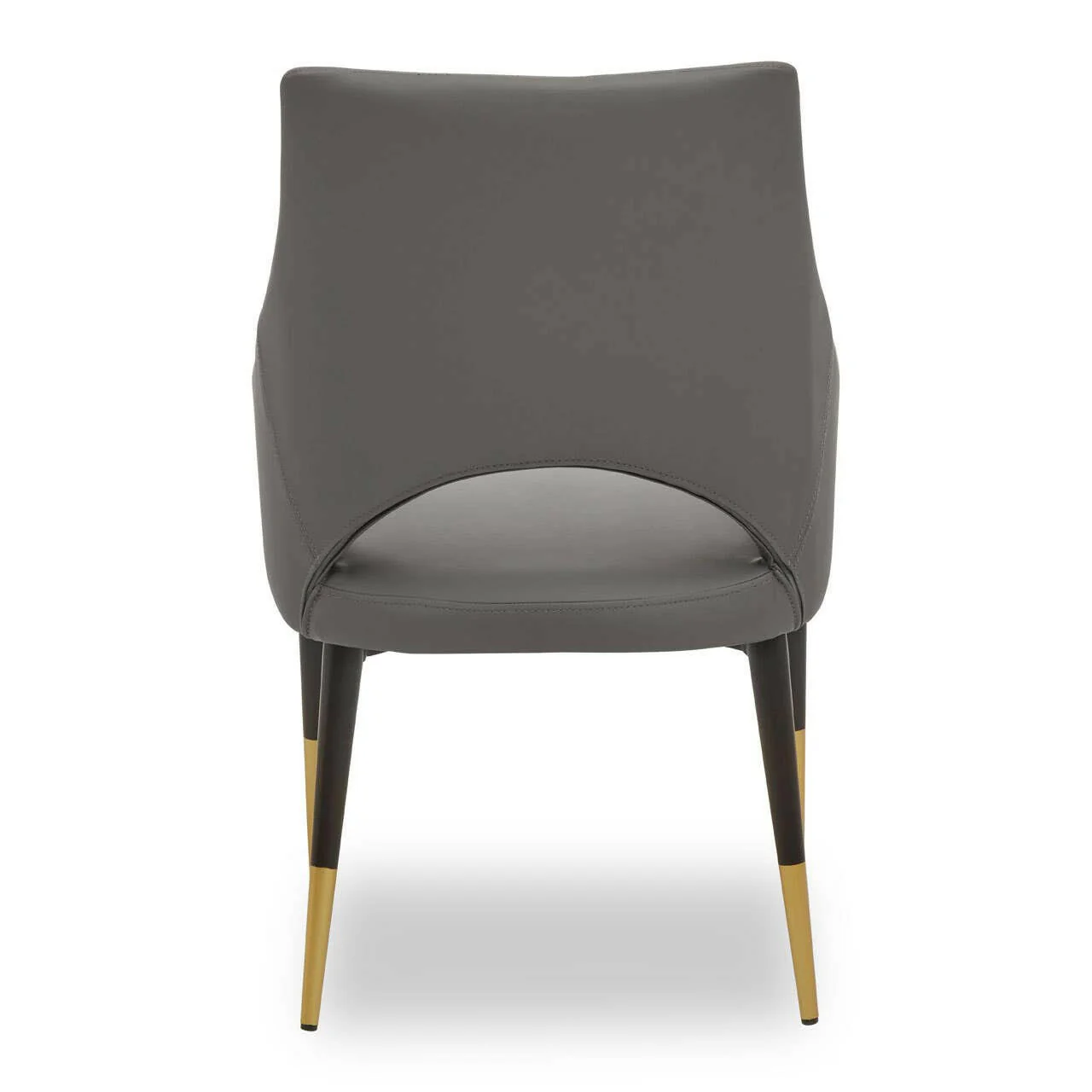 Gilden Grey Leather Effect Dining Chair - Image 4
