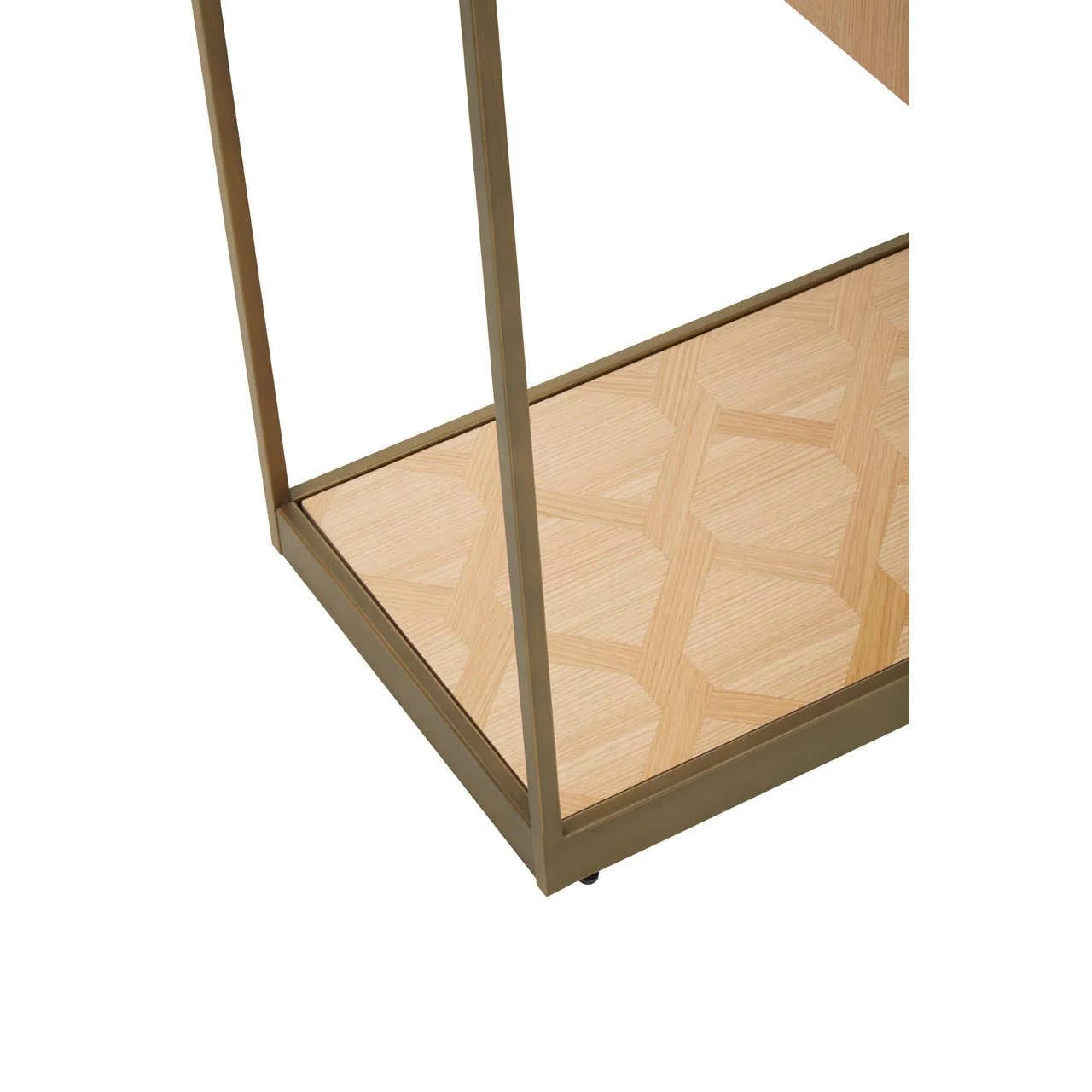 Grenoble Brushed Brass Multi Tier Shelving Unit - Image 4