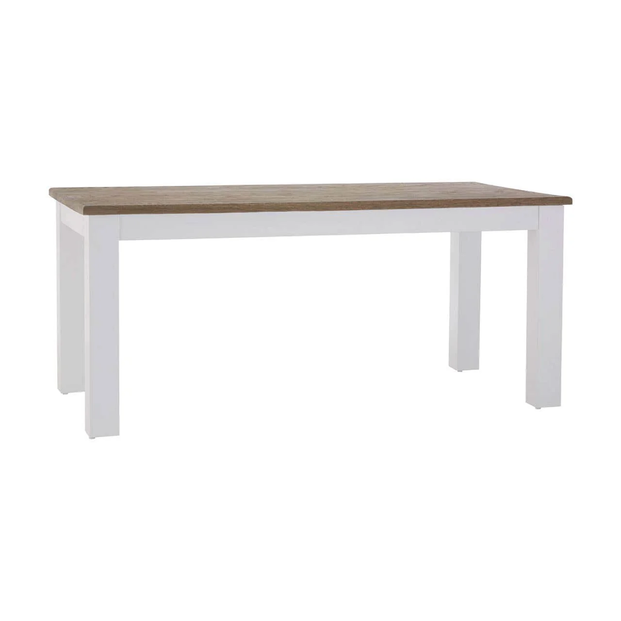 Hampstead Oak Top White Dining Table - Image 2