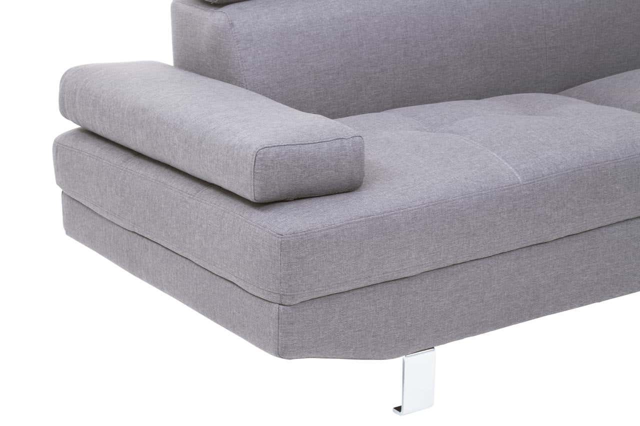 Hanover Grey Linen Corner Sofa - Image 19