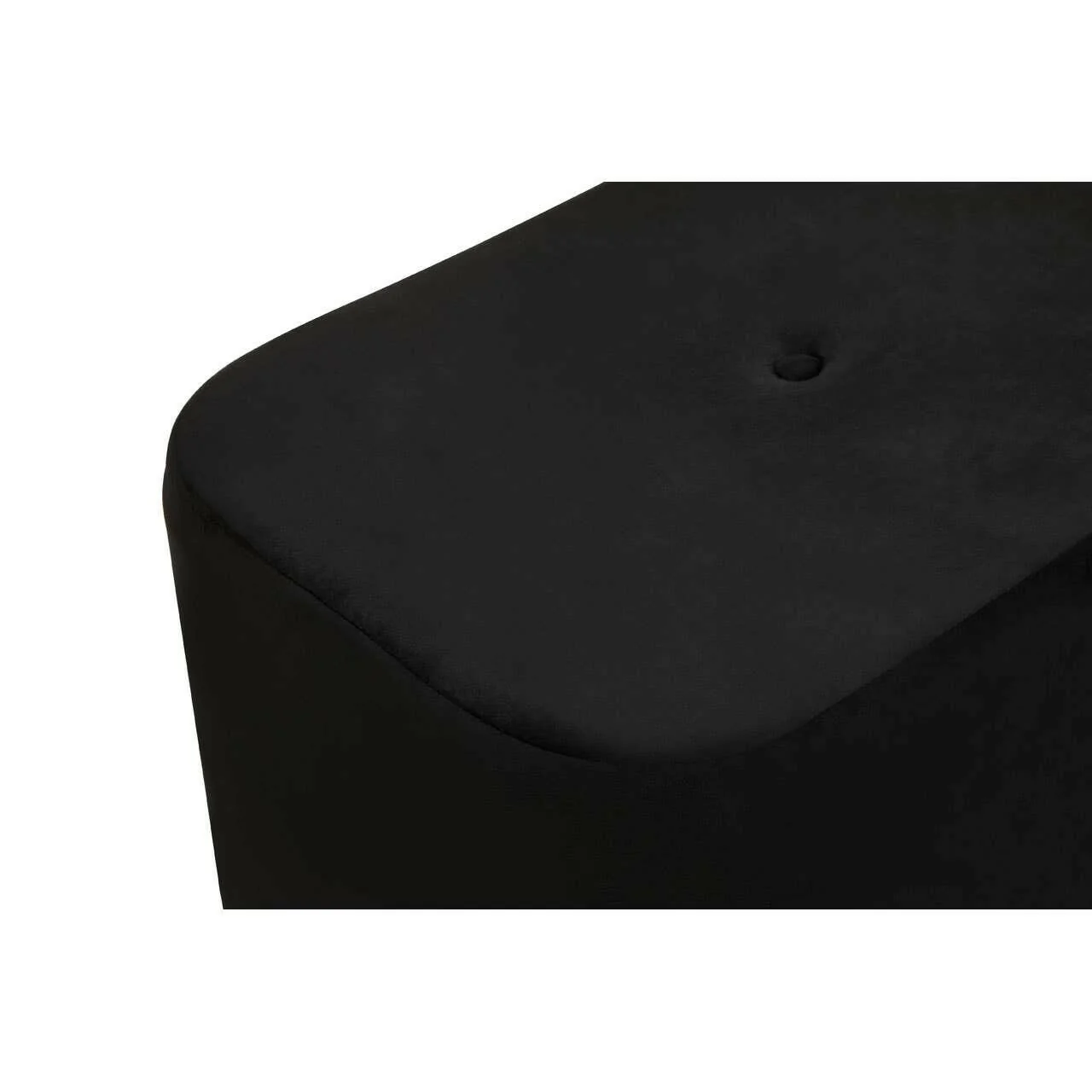 Hartford Black Stool With Matte Gold Base - Image 4
