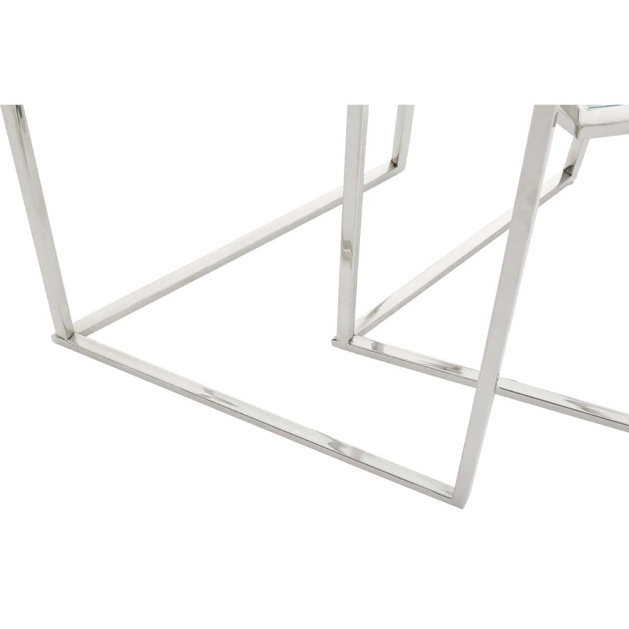 Herber Set Of 2 Silver Finish Tables - Image 5