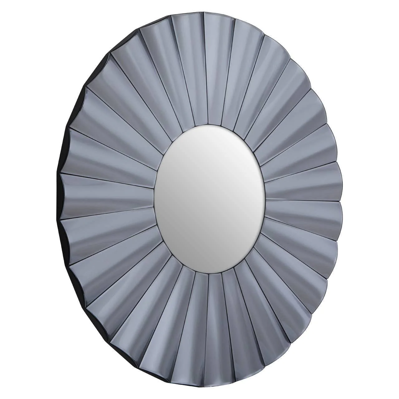Jade Round Grey Wall Mirror - Image 2
