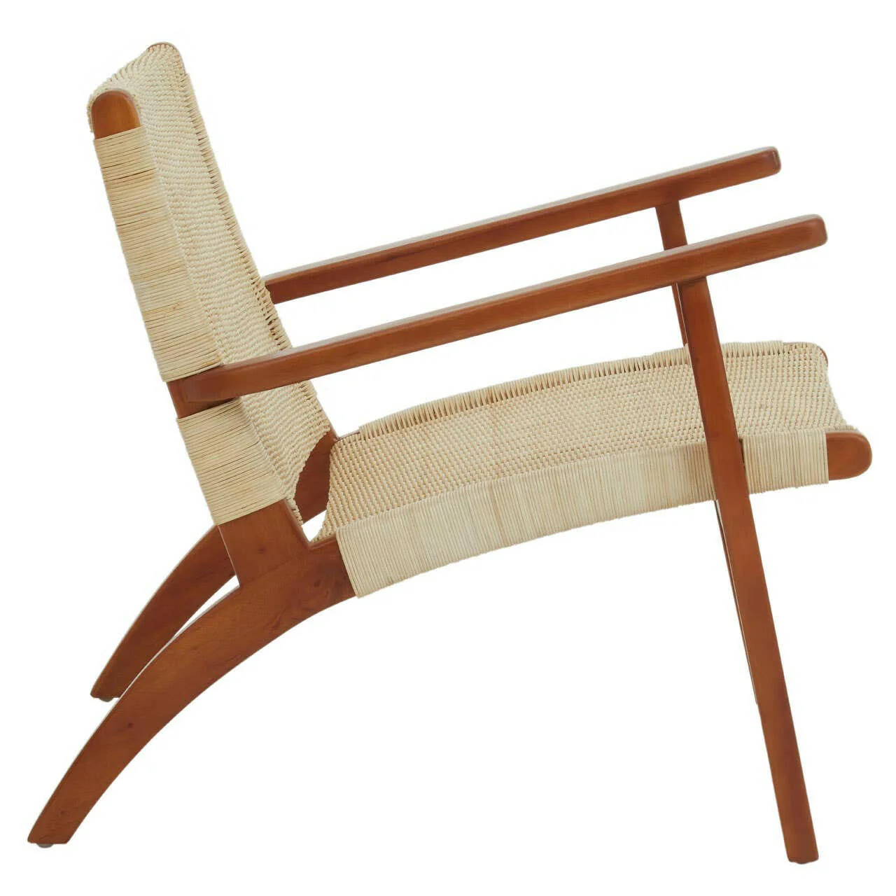 Java Woven Chair In Natural Rattan - Image 3