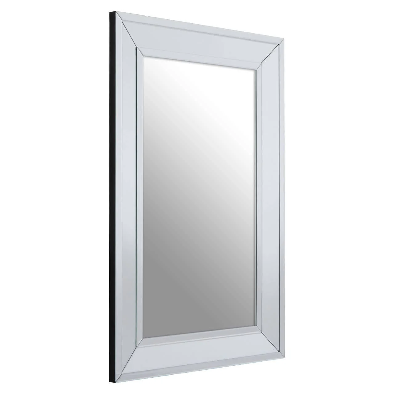 Jensen Rectangular Silver Wall Mirror - Image 2