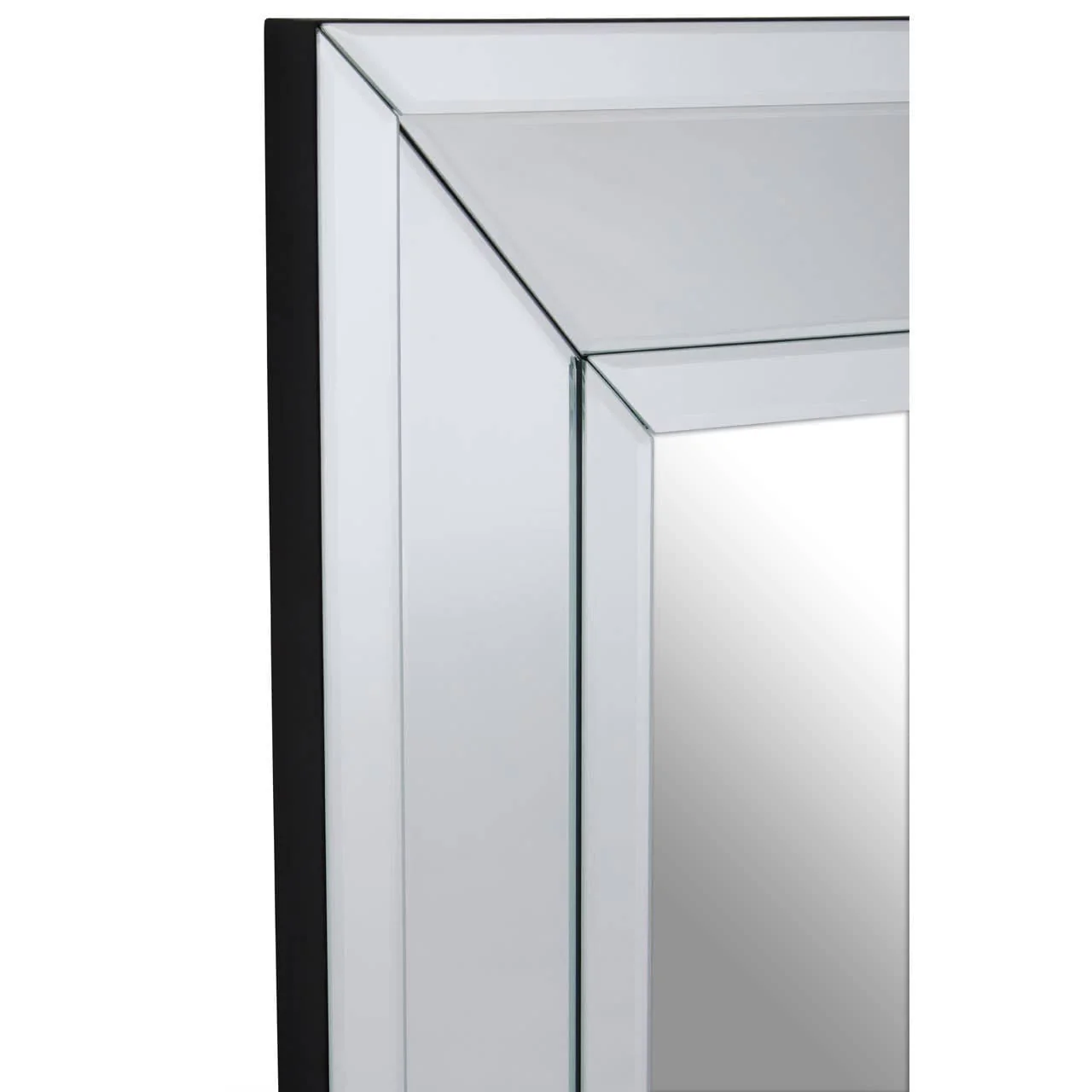 Jensen Rectangular Silver Wall Mirror - Image 4
