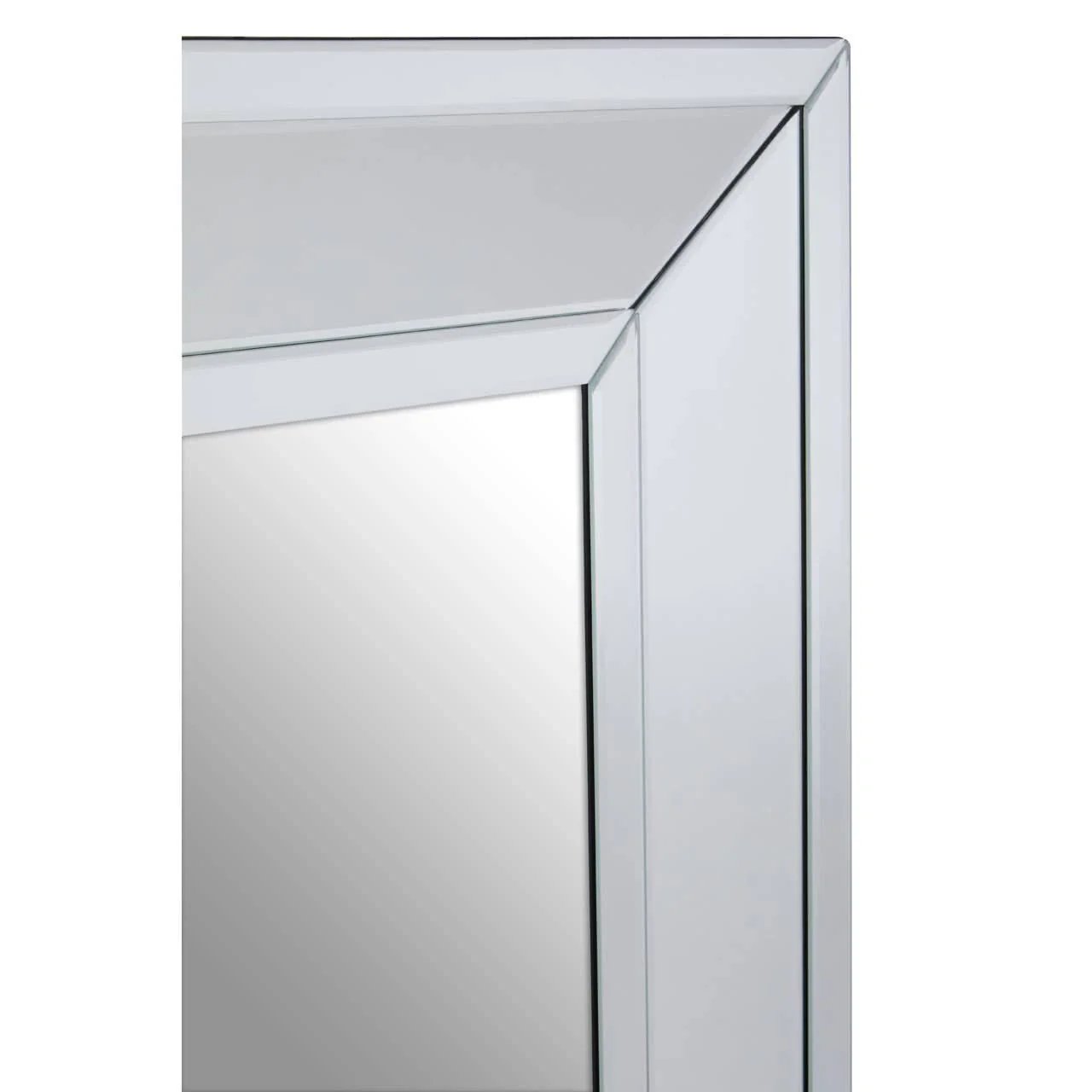 Jensen Rectangular Silver Wall Mirror - Image 5