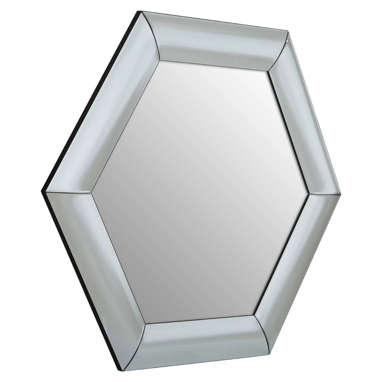 Josie Silver Hexagon Wall Mirror - Image 2