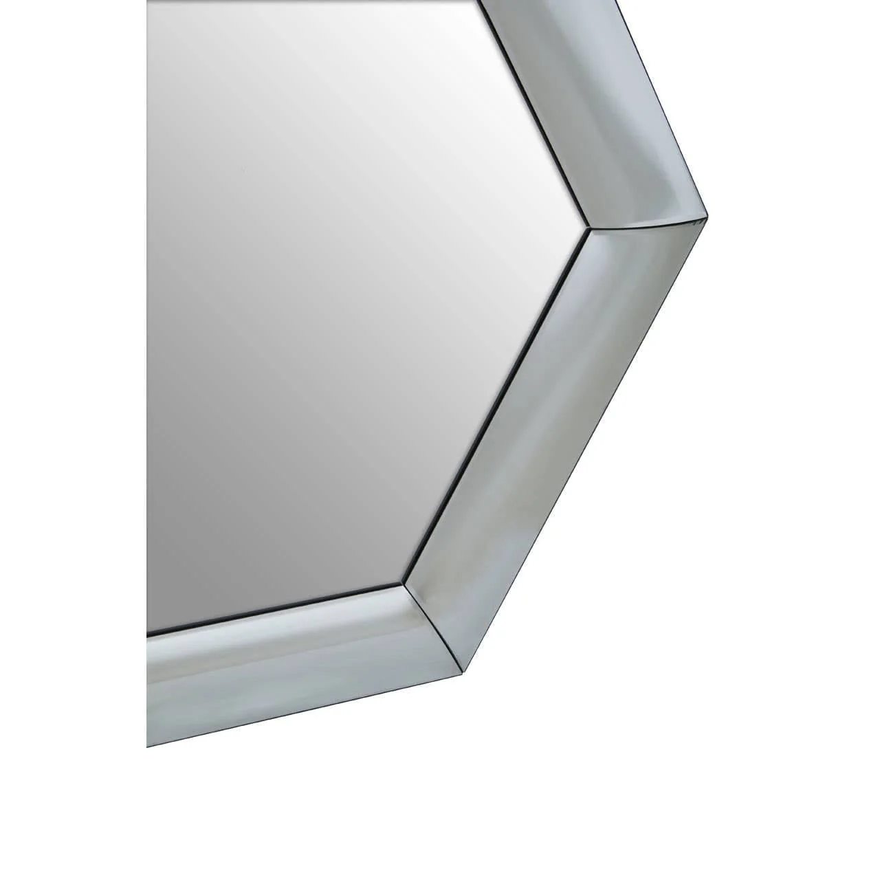 Josie Silver Hexagon Wall Mirror - Image 5