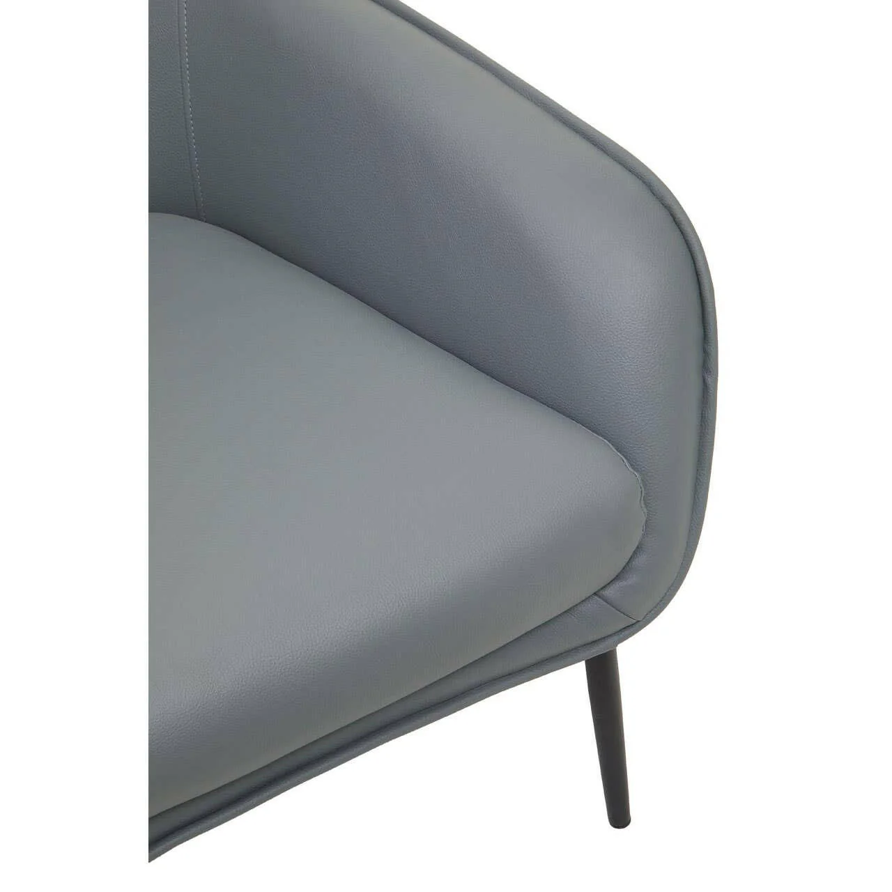 Kaiko Grey Armchair And Footstool - Image 5