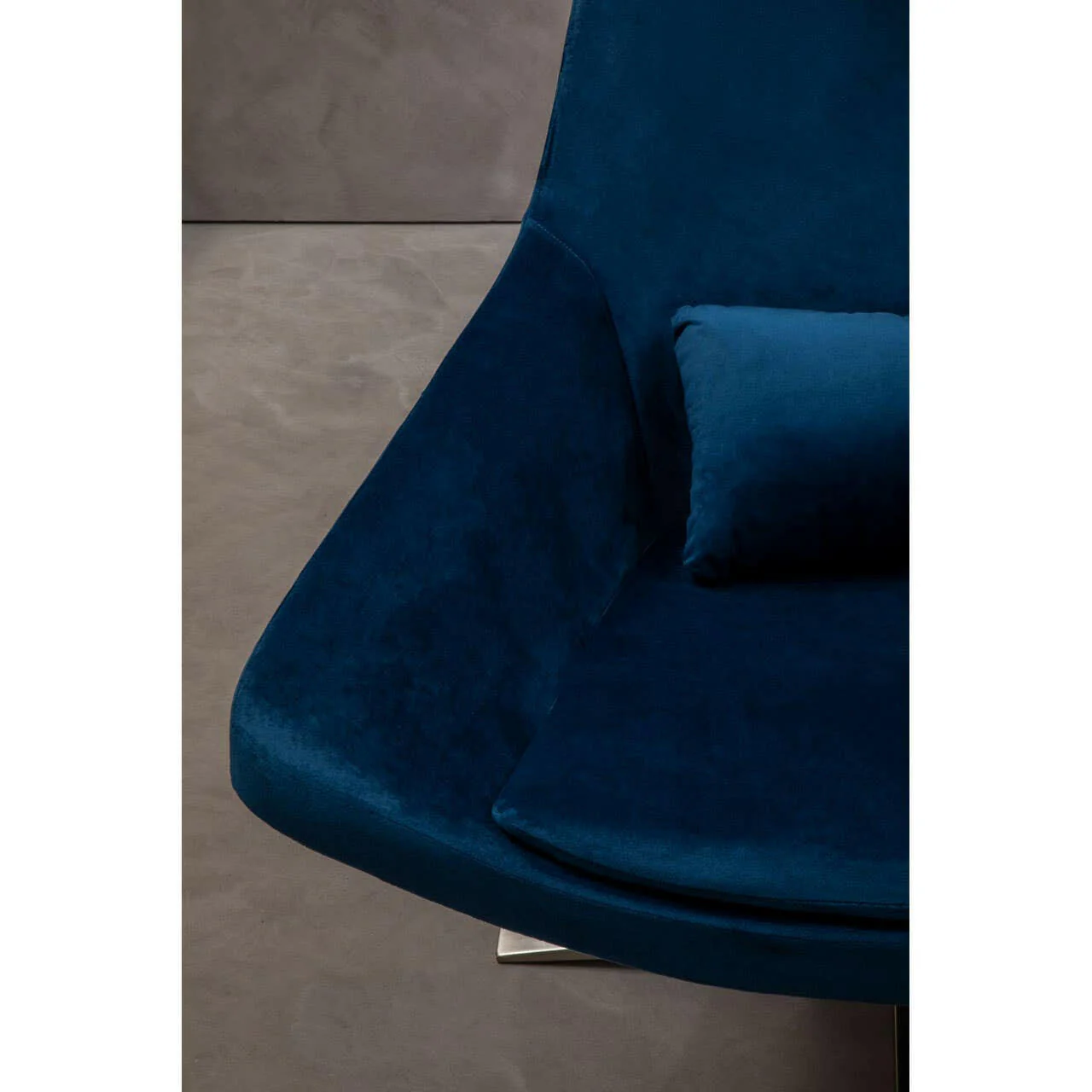 Kalo Navy Velvet Armchair - Image 18
