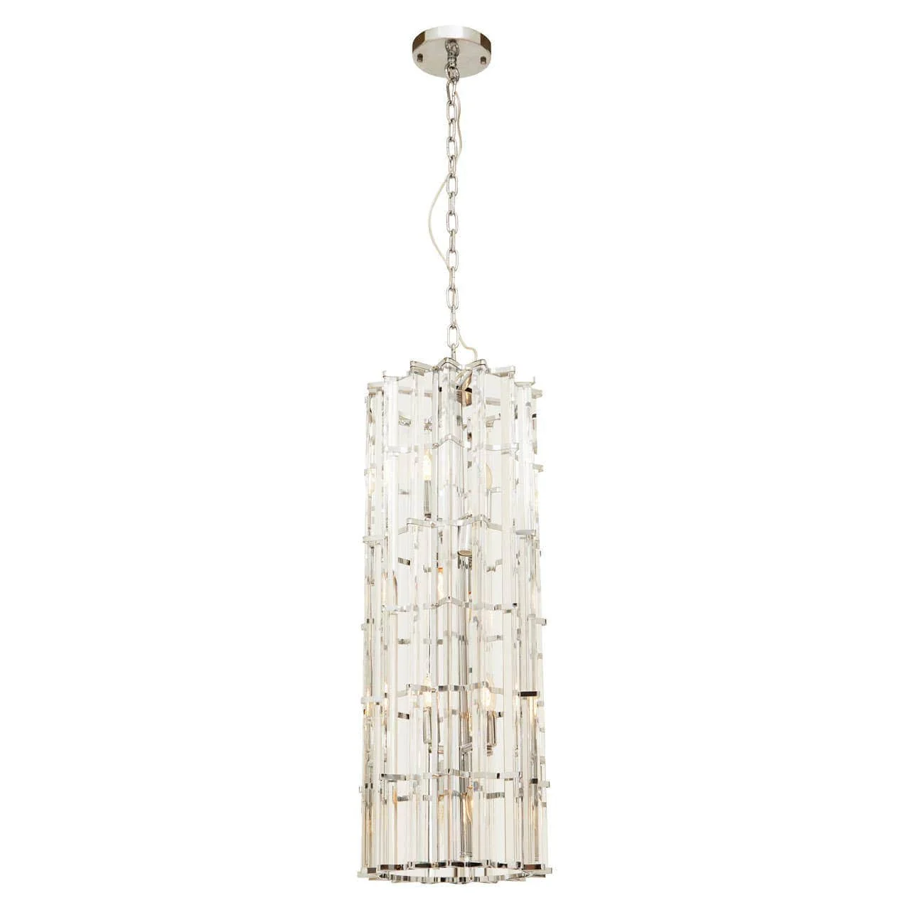 Karli Glass And Chrome Finish Vertical Light - Image 2