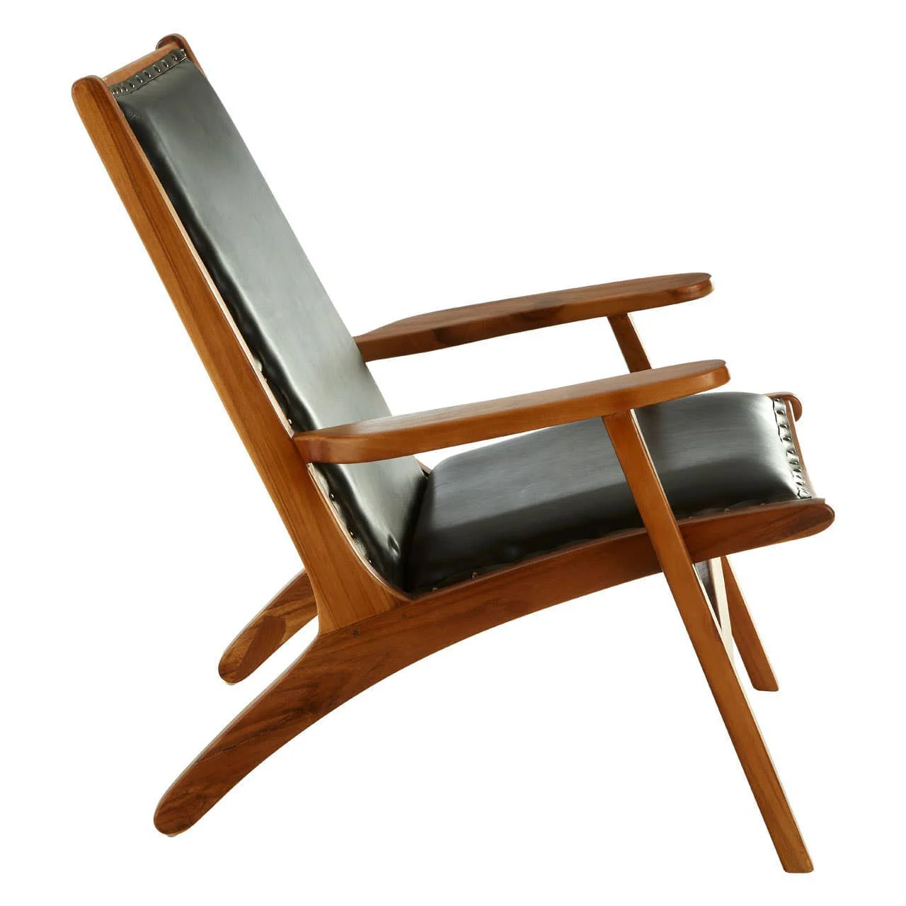 Kendari Chair With Black Plain Cow Leather - Image 3