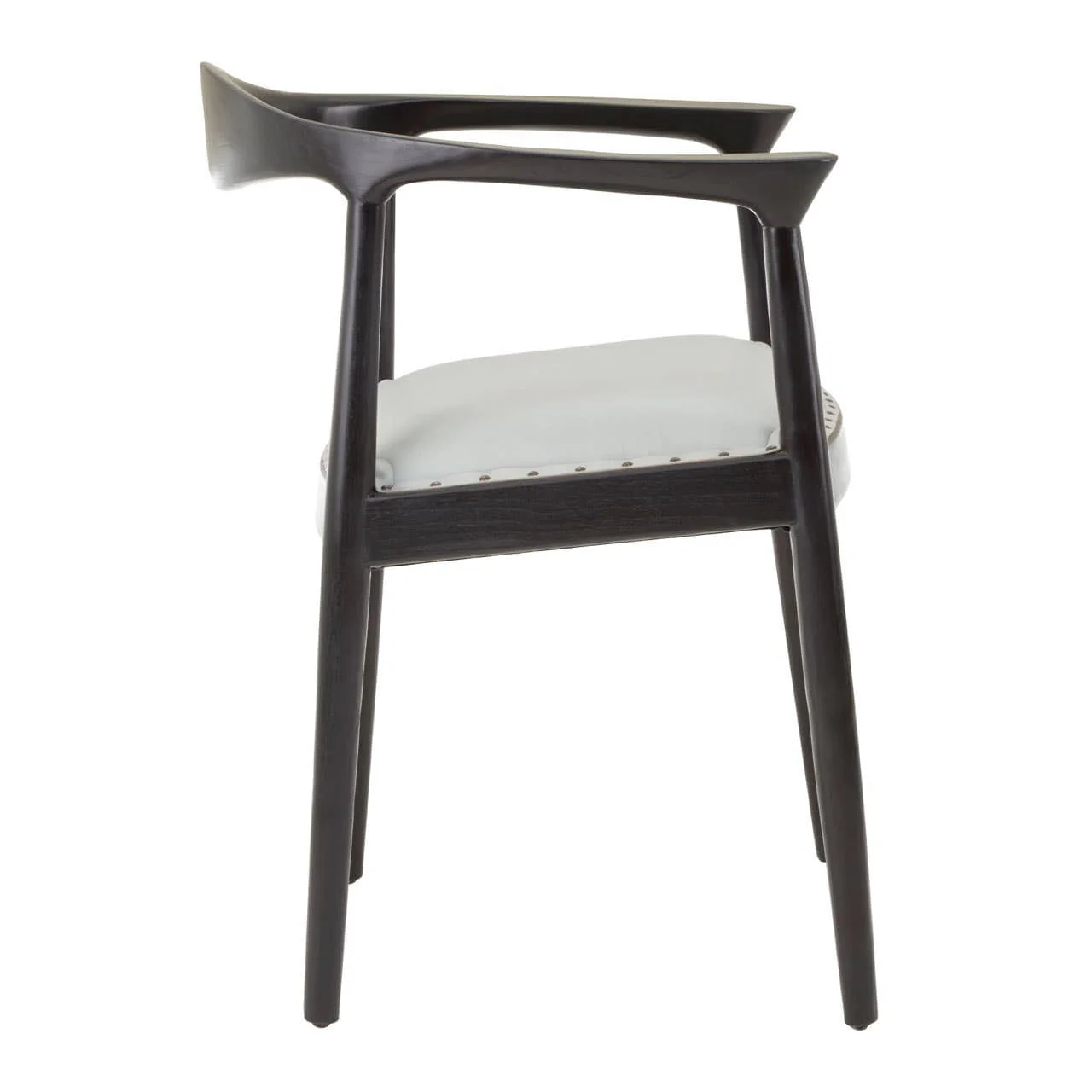 Kendari Chair With Grey Plain Cow Leather - Image 3