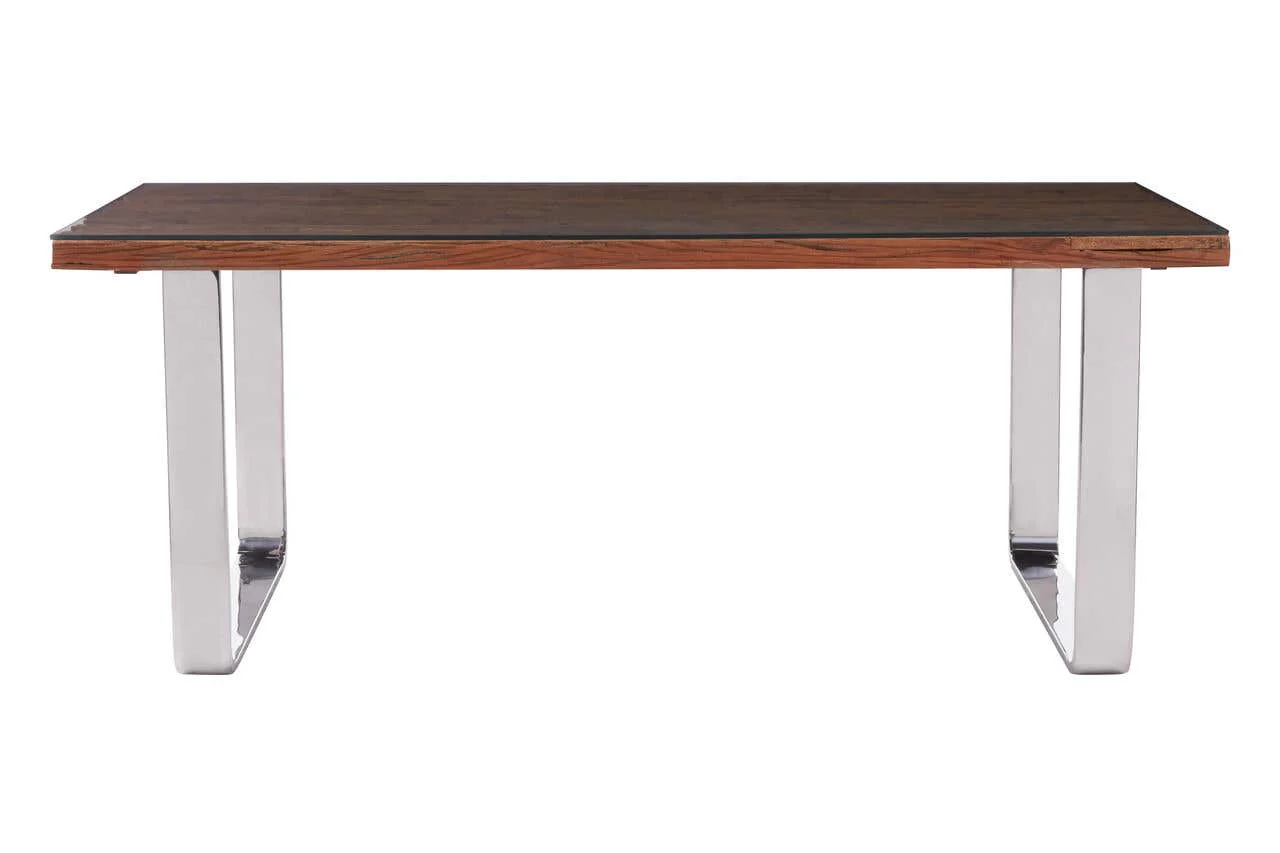 Kindo Natural U Shaped Base Dining Table