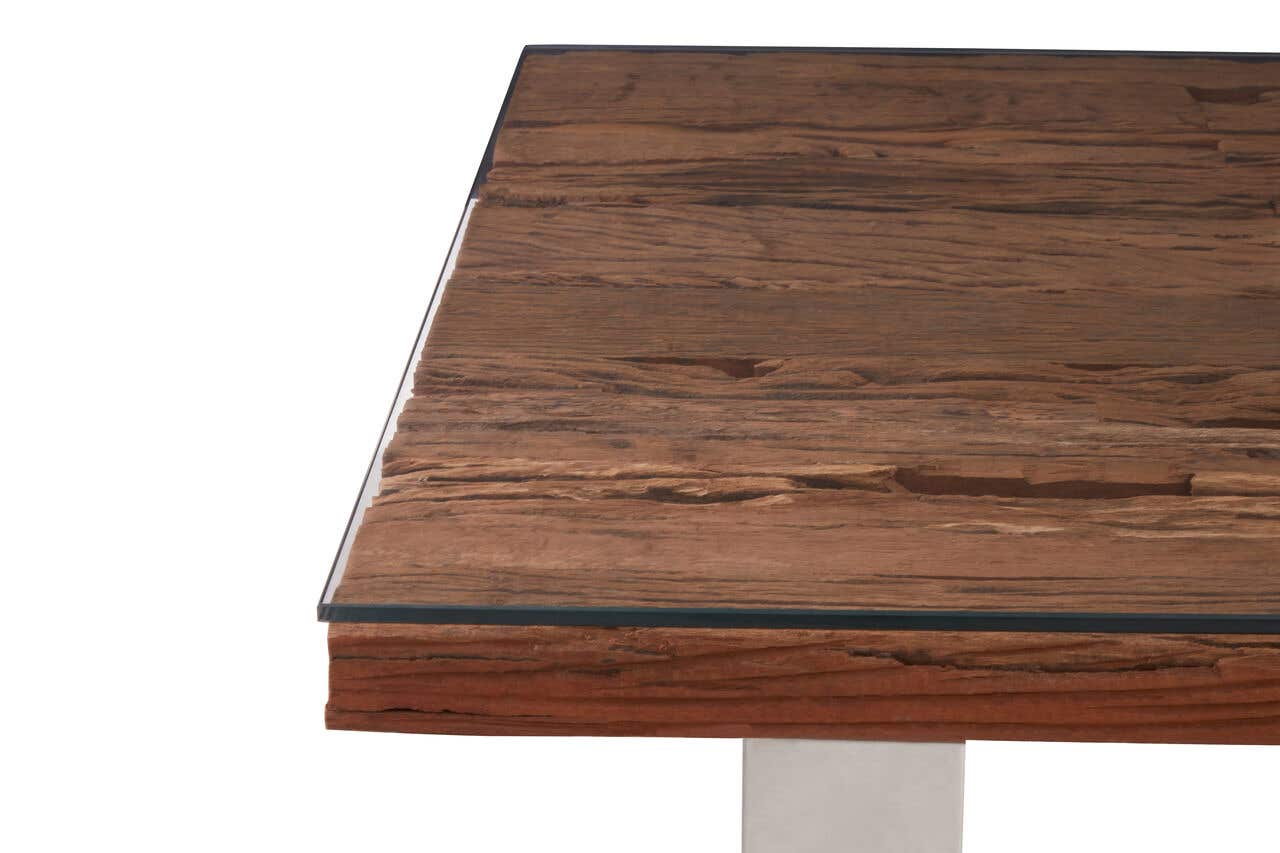 Kindo Natural U Shaped Base Dining Table - Image 7