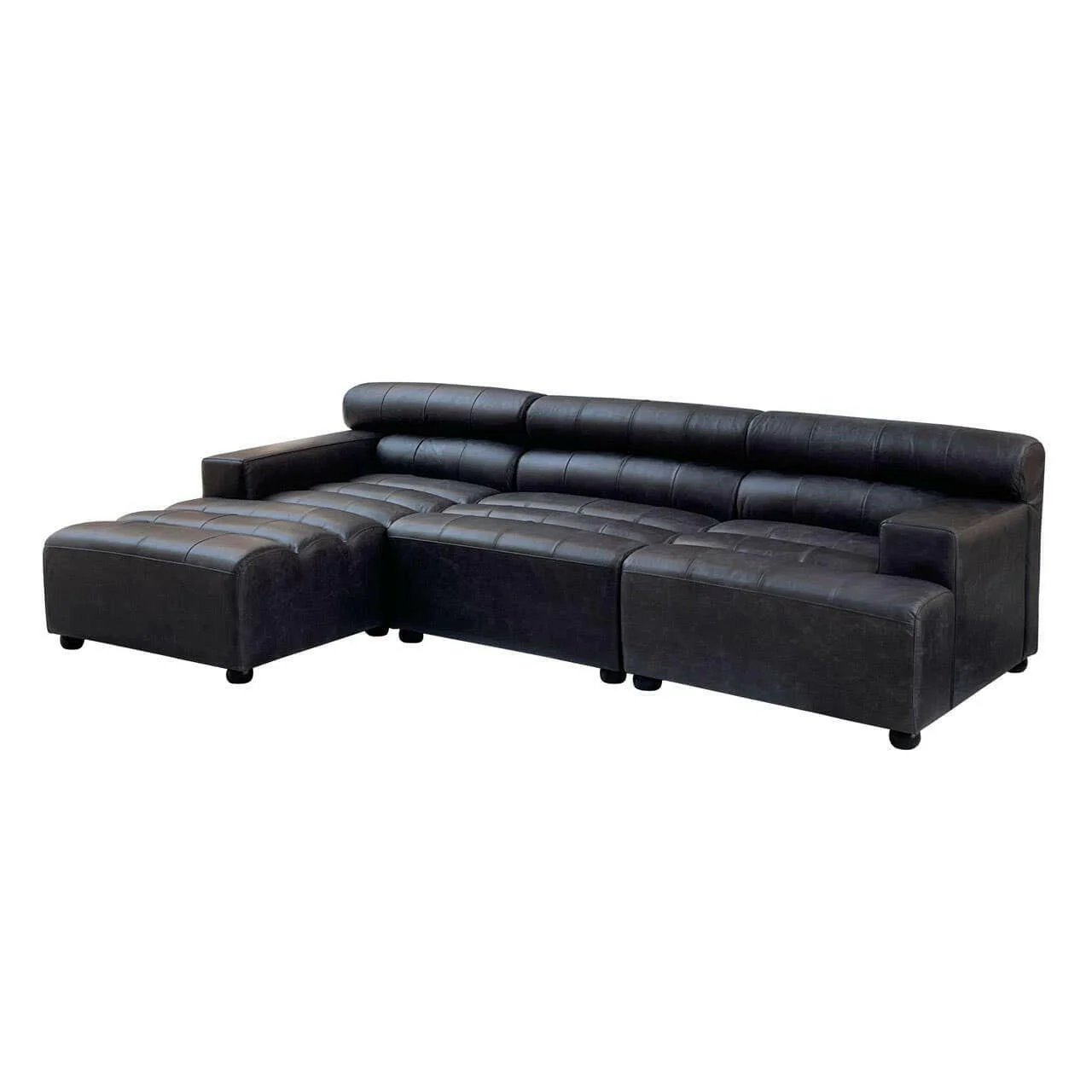 King Distressed Slate Right Chaise - Image 6